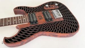 electric guitar made in 3D Printing