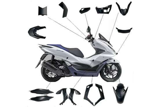 3D Printing Service ABS Motorcycle Parts