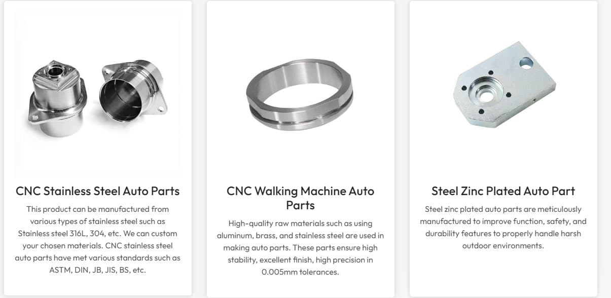 CNC Auto Parts