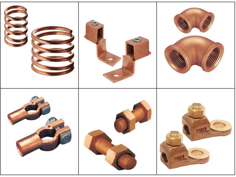 Copper parts
