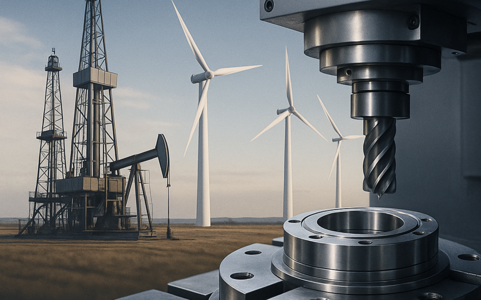 energy industry depends on cnc machining