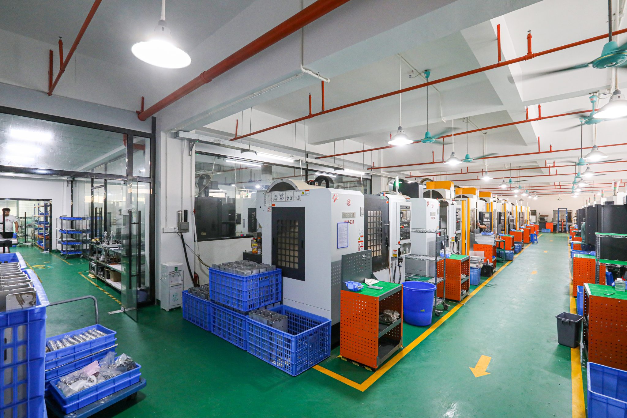 xtj precision mfg 1st floor fabrication shop