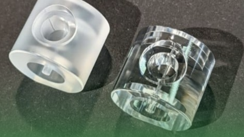 Uses chemical vapor to create a glossy, transparent finish, restoring clarity to machined surfaces.