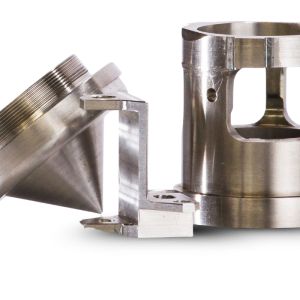 This image features a Kovar alloy machined housing from XTJ Precision Mfg, captured from a front view, emphasizing its structural integrity, photographed on July 31, 2025.