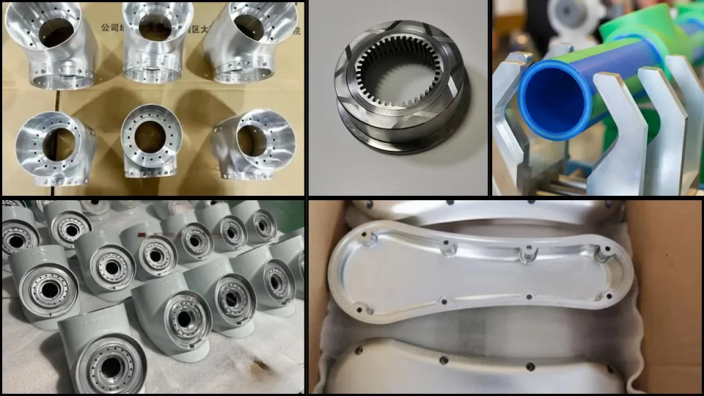 Selecting materials for machining robot parts