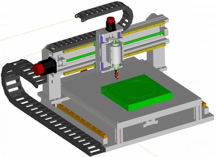 Simulated CNC machining of 3D drawings, provided by XTJ Precision Mfg.